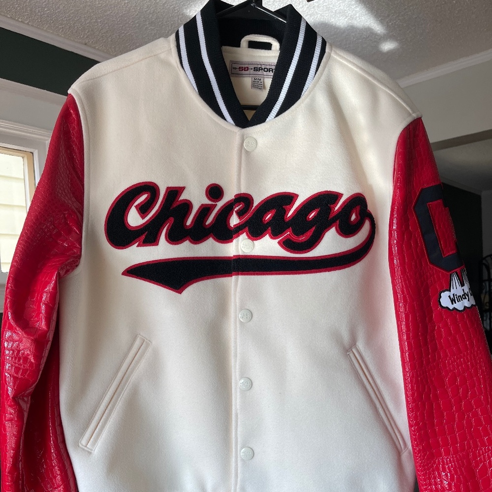 Chicago faux leather jacket